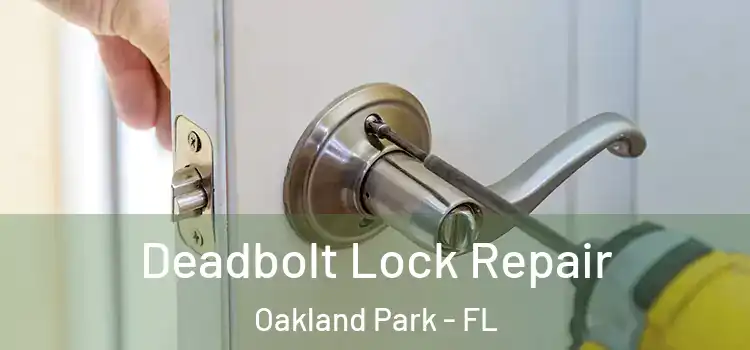  Deadbolt Lock Repair Oakland Park - FL