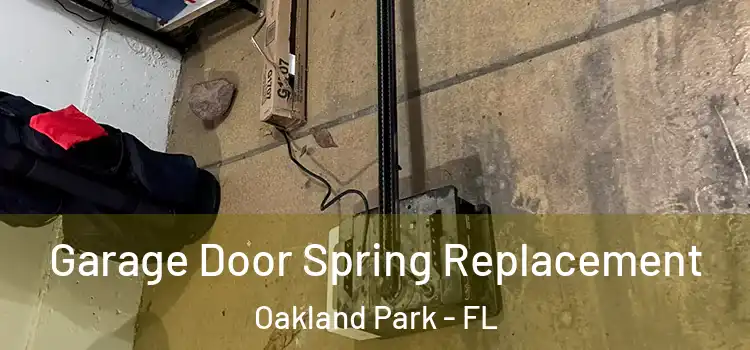  Garage Door Spring Replacement Oakland Park - FL